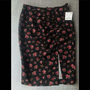 Zara floral pencil skirt S